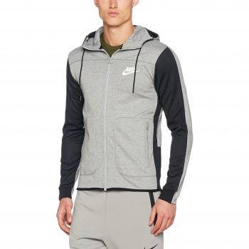 Nike M Nsw Av15 Hoodie Fz Flc Sudadera, Hombre, Gris