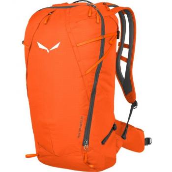 Mochila Salewa MTN Trainer 2 25L Unisex Naranja y Gris Oscuro