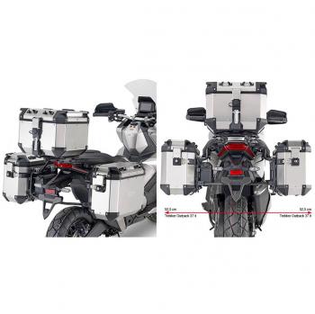 GIVI Portaequipajes Lateral PMALETAS MONOKEY® para Honda X-Adv 750 (2021) PLO1188CAM