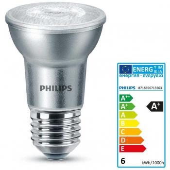 Philips MAS LEDspot CLA D 6-50W Blanco cálido - Lámpara LED (Blanco cálido