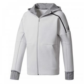 adidas Yb Zne Hd 2Puls Sudadera, Niños, Gris