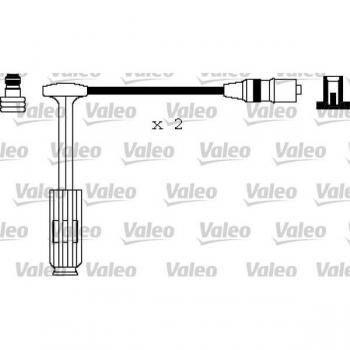 Cables de encendido VALEO 346145 - Juego de cables de alta calidad, resistencia al calor y a la corrosión, diseño optimizado para una mejor conducción eléctrica, compatible con múltiples modelos de vehículos