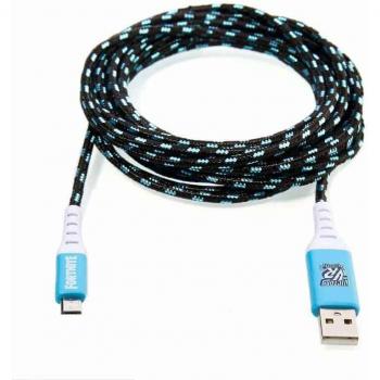 Numskull Cable Micro USB Juega y Carga Fortnite 4m Negro