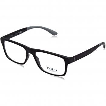Polo Ralph Lauren 0PH2182, Monturas de Gafas para Hombre, Matte Black, 58
