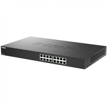D-Link 16-Port 2.5G Fanless Multi-Gigabit Unmanaged Ethernet Switch - Metal Housing, Plug & Play, Energy-Efficient for SOHO and IPTV Networks