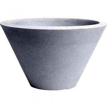 Jarrón Quirón de Resina Blanco para Interior y Exterior - 50 cm