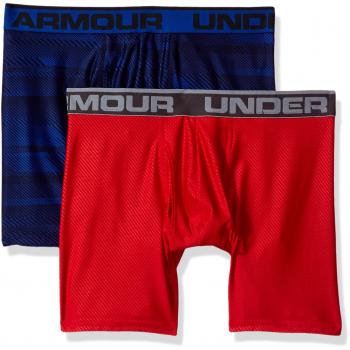 Under Armour Original 6In 2 Pack Novlty Ropa Interior, Hombre, Azul, S