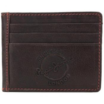 Pepe Jeans Relief Tarjetero, 0.07 Litros, Color Marrón