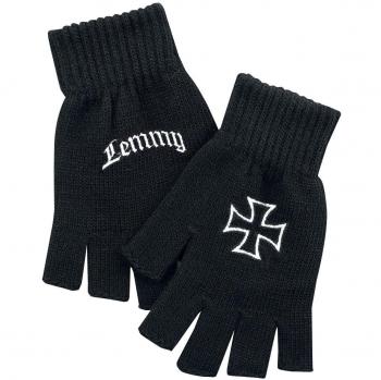 Motörhead Lemmy Guantes sin Dedos Negro