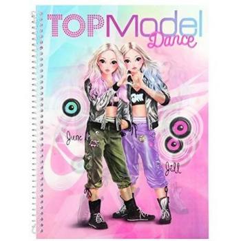 Cuaderno colorear dance top model