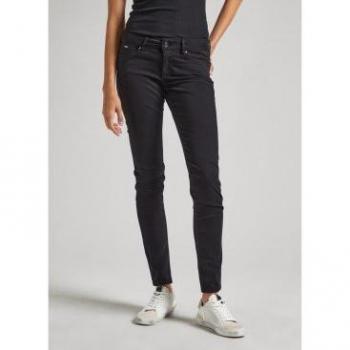 Pepe Jeans - Vaqueros pitillo de mujer tiro bajo estilo 5 bolsillos