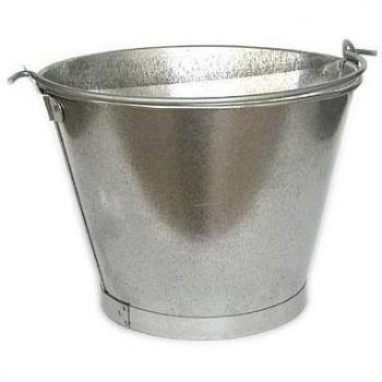 Cubo Cónico Galvanizado 14L