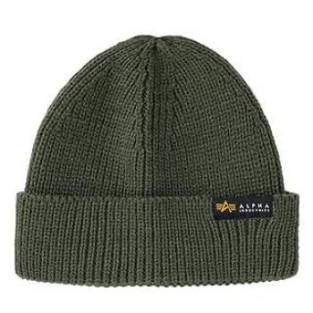 Alpha Industries Dockers Beanie - Dark Olive Green, Unisex, One Size
