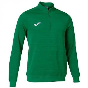 Sudadera Joma Grafity III Hombre Verde con media cremallera, diseño moderno, tejido transpirable, ajuste cómodo y estilo urbano