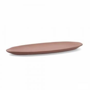 Bandeja de Aperitivos Quid Mineral Gres Terracota Cerámica 13 x 30,5 cm (8 Unidades)