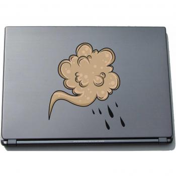 pinkelephant Indigos UG comic101-150 - Pegatina para Ordenador portátil, diseño Comic Funny Scene Rain, 150 x 132 mm