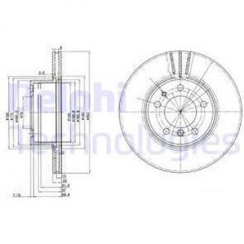 Disco de freno DELPHI BG2433