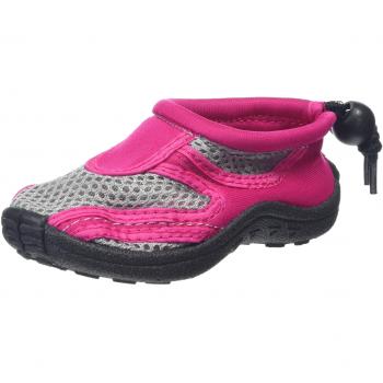 Zapatos de Playa y Agua BECK Flexibles y Ligeros Gris/Rosa