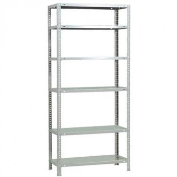 Estantería Metálica SimonRack Comfort, 2000x900x300 mm, 6 Baldas, Soporta 100 kg de Punto Flexión por balda, Color Blanco
