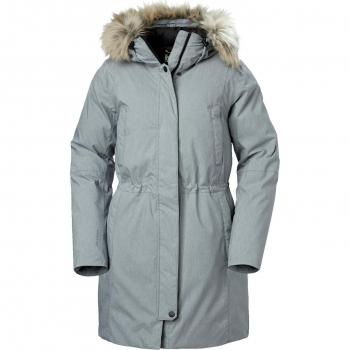 Helly Hansen Women's Senja Insulated Winter Parka Grey Melange