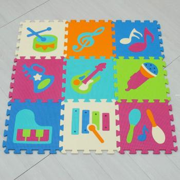 qqpp Alfombra Puzzle para Niños Bebe Infantil - Suelo de Goma EVA Suave. 9 Piezas