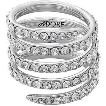 Anillo Modelo Anillo Elegance plateado con Swarovski. Marca ADORE