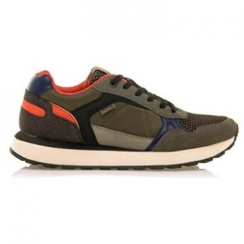 Zapatillas Deportivas Casual para Hombre JOGGO_R con Cordones - Gris/Nylonka Kaky
