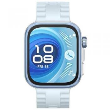 Smartwatch Huawei Watch Fit 4 Pro Azul con Fluoroelastómero, Cristal de Zafiro, Titanio, GPS, ECG, Bluetooth 5.2, Pago NFC y Hasta 10 Días de Batería