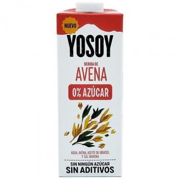 Bebida de Avena 0% azúcar YOSOY 1L