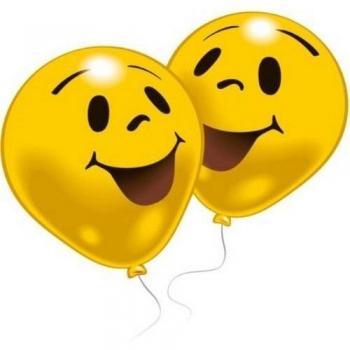 10Stück Globos Sunny