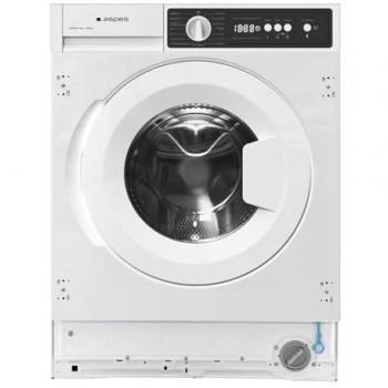 Lavadora Integrable Aspes 8kg 1200rpm Blanca con 15 Programas y Función Stop&Go, Clase A de Eficiencia Energética