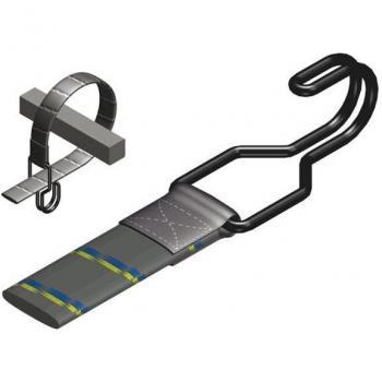 Cinta Elástica Universal 1500 x 25 mm con Ganchos Dobles y Núcleo de Caucho