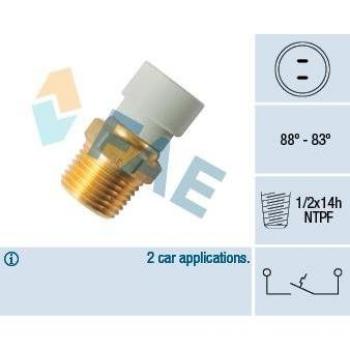 Interruptor de temperatura FAE 36499 para ventilador del radiador