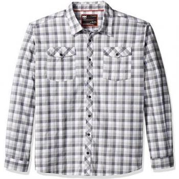 Helly hansen workwear 79100 - Camisa de franela camisa de trabajo vancouver, xxl, gris,