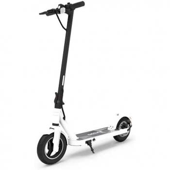 Patinete eléctrico Denver SEL-10500FWHITE Potencia: 350 W. Cuadro de Aluminio. Velocidad de hasta 25 km/h. Autonomía 30 km por Carga. Rueda Delantera Hinchable y Rueda Trasera sólida de 10 Pulgadas.