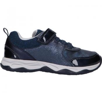 Zapatillas Deportivas de Niña Geox Calco Navy con Cierre de Velcro y Plantilla Extraíble, Talla 25 EU