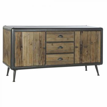 Aparador DKD Home Decor MB-171204 144 x 45 x 75 cm Abeto Natural Metal Gris Claro