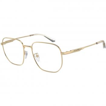 Emporio Armani EA1159D Asian Fit 3013 Armazones para Hombre Dorados, Lentes Recetadas Para Hombre Dorados, Gafas Recetadas para Hombre Dorados, Ajuste Asiático 3013 Gaf