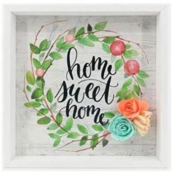BigBuy Home Multicolor Cuadro, 21 x 21 x 2 cm