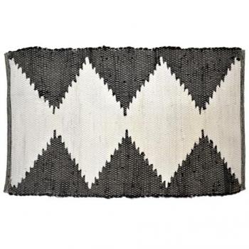 Alfombra de Algodón Rectangular Negra 50x80 - Signes Grimalt ORIGEN Home Decor