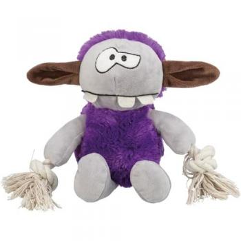 Peluche Monstruo Trixie para Perros con Sonido y Cuerda Interna, 32 cm, Color Lila