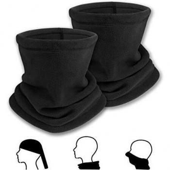Braga Cuello Moto Calentador de Cuello Mascarilla, Pasamontañas Bufanda de Invierno, Multifuncional Máscara de Esquí Gorro Invierno Hombre Ciclismo Correr Aire Libre