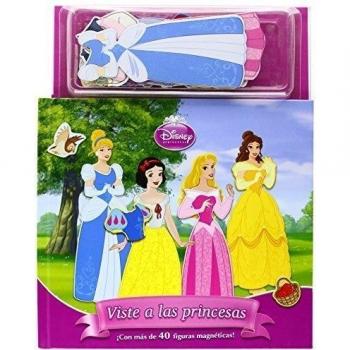 Viste a las princesas. Libro magnético: ¡Con más de 40 figuras magnéticas!
