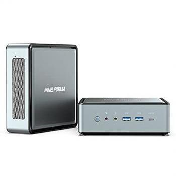 Mini PC AMD Ryzen 7 4800U de 8 núcleos hasta 4,2 GHz | 32 GB RAM 512 GB PCIe SSD | Gráficos Radeon | Windows 10 Pro | Dual WiFi 6 Bluetooth | 4K HDMI 2.0 / DisplayPort | 2X RJ45 | 4X USB 3.0