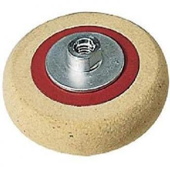 DISCO DE FIELTRO CON BRIDA ROSCADA M 14, 175 Ø
