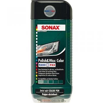 Sonax 02967000 Polish & Wax - Cera de color para coche, color verde