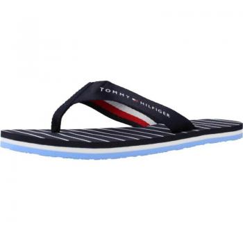 Chanclas de Mujer Tommy Hilfiger TOMMY ESSENTIAL ROPE SANDAL Azul Goma Marino
