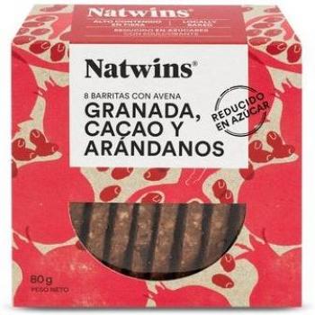 Barritas Natwins de Granada, Cacao y Arándanos 80g