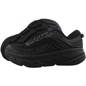 Hoka One One Mens Bondi 7 Mesh Black Trainers 8 UK