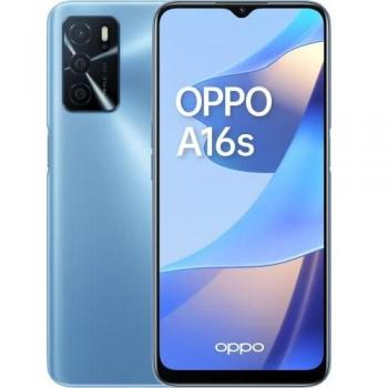 OPPO A16s - Teléfono Móvil libre, 4GB+64GB, Cámara 16+2+2+8 MP, Smartphone Android, Batería 5000mAh, Carga Rápida 10W, Dual SIM - Azul
